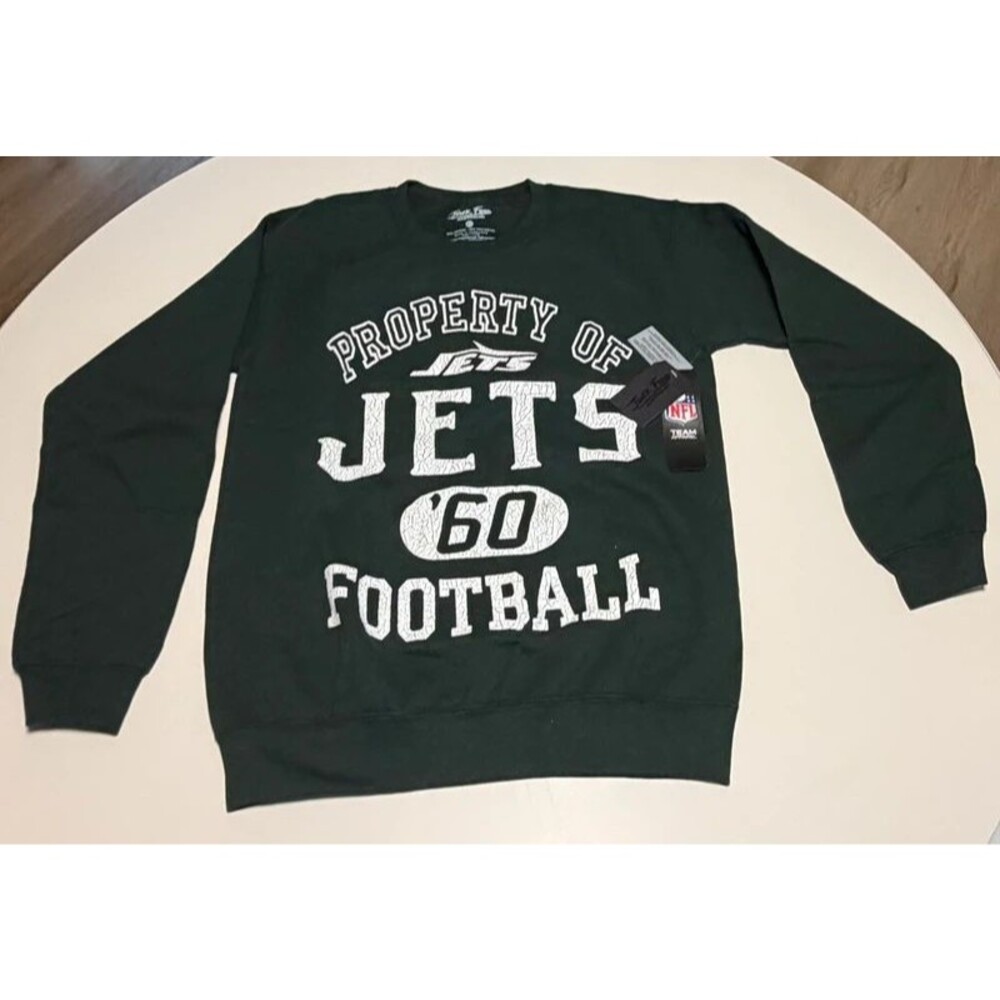 JETS sweatshirt NWT size XS Junk Food Clothing vintage style